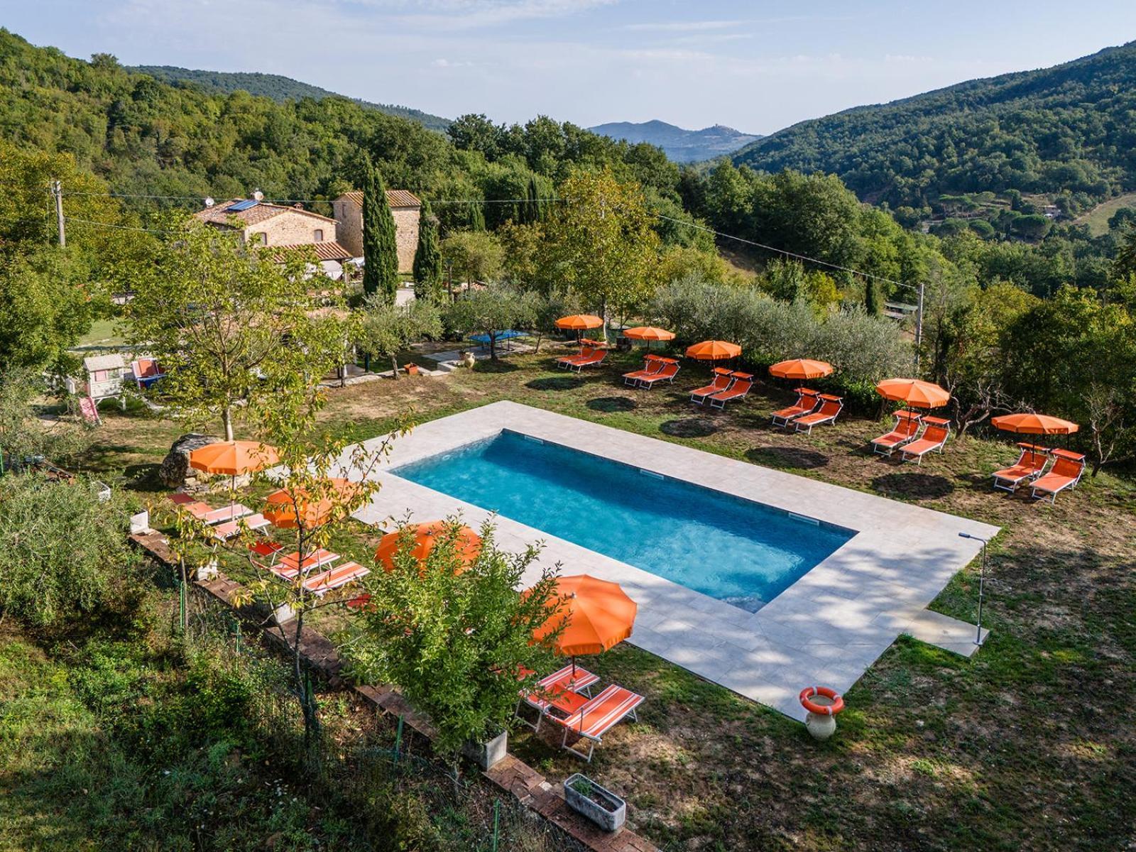 Agriturismo Santa Caterina Castelnuovo di Val di Cecina Eksteriør billede